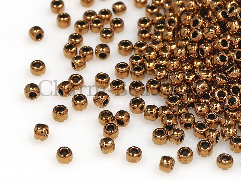 Бисер Toho, размер 15/0. Цвет #221 (Бронза). Цена указана за 10 грамм. Производитель - Япония. | Интернет-магазин товаров для рукоделия