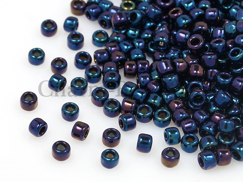 Бисер Toho, размер 8/0. Цвет #82 (Металлизированный, туманность). Цена указана за 10 грамм. Производитель - Япония. | Интернет-магазин товаров для рукоделия