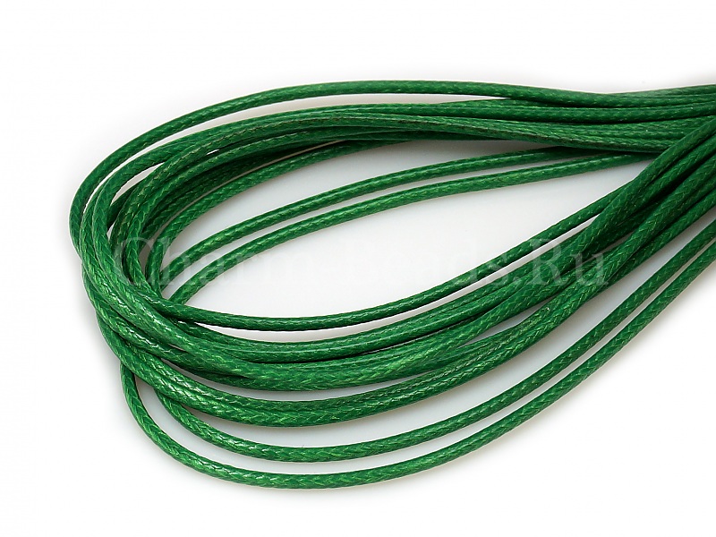 Шнур вощеный - плетеный синтетический с восковой пропиткой. Цена указана за 1 метр.