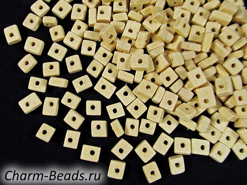 Бусины из дерева (бук). Диаметр отверстия 2 мм. Цена указана за одну бусину. | Интернет-магазин товаров для рукоделия