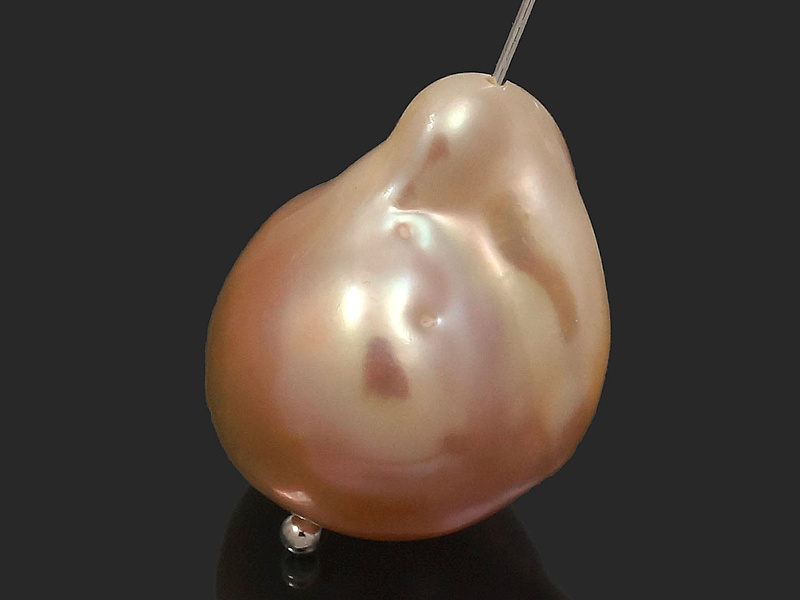 Бyсина жемчуга Касуми 21x17x14мм