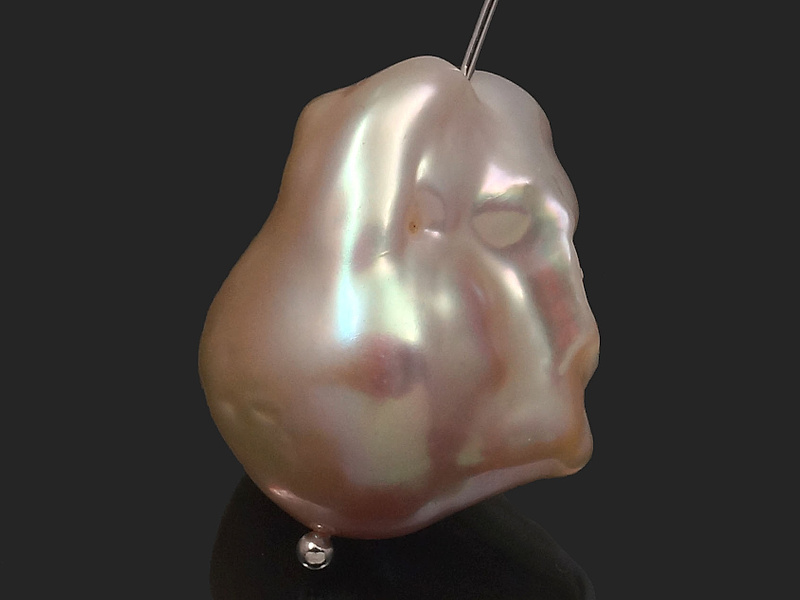 Бyсина жемчуга Касуми 22x18x14мм