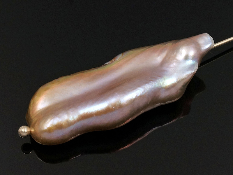 Жeмчуг Бивa (A) 34x13x7мм