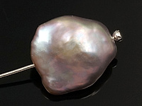 Бусина пресноводного натурального жемчуга бива (культивированного). Яркий перламутр. На отдельных бусинах могут встречаться наплывы перламутра и выемки природного происхождения. Производитель - Южный Китай. Цена указана за штуку., фото №104369