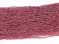 Граненые бусины розового турмалина рубеллита, каменный бисер. Диаметр отверстия 0.4 мм. Размеры, вес, длина и количество бусин на нити указаны примерно.
