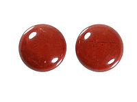 Комплект кабошонов красной яшмы. Погрешность измерения 0, 5 - 1 мм. Мелкие выемки преимущественно с обратной стороны. Цена за комплект.