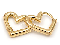 Швензы конго "Сладкое сердце" для создания украшений. Основа - ювелирный сплав. Покрытие - золото 14к. Цена указана за пару. Уцененные швензы имеют небольшие наплывы.
