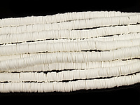 Каучуковые бусины спейсеры "Белый". Диаметр отверстия 2,5 мм. Длина нити примерно 39 см, примерно 390 бусин. Размеры бусин усреднены. Цена указана за нить.
