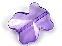 Подвеска "Фиолетовый мишка" из цветного пластика. Диаметр продольного отверстия 2 мм. Могут встречаться внутренние включения и незначительные царапины на поверхности. Цена указана за штуку.
