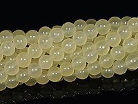 Стеклянные бусины круглые для создания украшений. Диаметр отверстия - 1 мм. Размеры, длина и количество бусин на нити указаны примерно.
