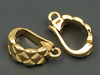 Съемный бейл "Золотой шоколад" для создания бижутерии (украшений). Покрытие - золото 14К. Диаметр подвесного колечка - 1.6 мм, колечко не замкнуто. Размеры внуреннего пространства - 7.5x5.5 мм. Цена указана за штуку.
, фото №136442
