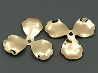 Бусина-разделитель "Цветок" для создания бижутерии (украшений). Покрытие - золото 14К. Диаметр отверстия - 1.5 мм. Цена указана за штуку.
