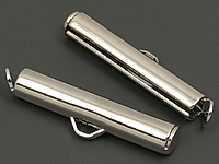 Серебряные концевики трубочки, коннекторы для многорядных браслетов, сережек, колье. Могут быть использованы со стразовой цепочкой (лентой), ювелирной цепочкой, тросиком, шнуром. Покрытие - родий. Размеры - 25х4 мм. Внутренний диаметр трубочки - 4 мм. Размеры внутреннего пространства подвесного колечка - 3х1 мм, колечко замкнуто. Цена указана за упаковку.
, фото №139528