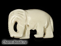 Резные бусины натуральной кости яка (пресованной). Диаметр отверстия 1.8 мм. Размеры указаны приблизительно. бусины могут незначительно отличаться в исполнении мелких элементов резьбы. Цена указана за одну бусину., фото №14427