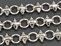 Ювелирная цепочка с якорным плетением для создания бижутерии (украшений). Покрытие - родий. Размер звеньев - 6x1 и 6х2 мм, одно не замкнуто. Цена указана за 20 см. При покупке от 2 мерок, вы получаете 40, 60 и другие отрезки, кратные 20 см, одним отрезком.
, фото №153143