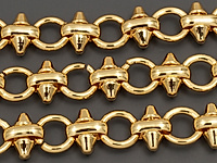 Ювелирная цепочка с якорным плетением для создания бижутерии (украшений). Покрытие - золото 14К. Размер звеньев - 6x1 и 6х2 мм, одно не замкнуто. Цена указана за 20 см. При покупке от 2 мерок, вы получаете 40, 60 и другие отрезки, кратные 20 см, одним отрезком.
, фото №153145