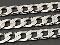 Ювелирная цепочка плоский бельцер для создания бижутерии (украшений). Покрытие - родий. Размер звена - 8.5х6х1.5 мм, замкнуто. Цена указана за 20 см. При покупке от 2 мерок, вы получаете 40, 60 и другие отрезки, кратные 20 см, одним отрезком.
, фото №153840