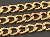 Ювелирная цепочка панцирь для создания бижутерии (украшений). Покрытие - золото 14К. Размер звена - 8х6х2.4 мм, не замкнуто. Цена указана за 20 см. При покупке от 2 мерок, вы получаете 40, 60 и другие отрезки, кратные 20 см, одним отрезком.
, фото №158306