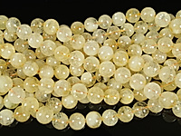 Бусины цитрина. Месторождение - Бразилия.  Диаметр отверстия 1 мм. Размеры, вес, длина и количество бусин на нити указаны примерно. Точнее замеряем по требованию. Микровыемки.
, фото №158867