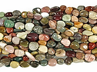 Бусины галтовка яшмы Succor Creek (императорская, королевская яшма). Месторождение - Австралия. Диаметр отверстия 1 мм. Размеры, вес, длина и количество бусин на нити указаны примерно. Точнее замеряем по требованию.
, фото №159468