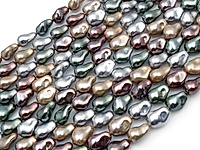 Бусины барочного жемчуга касуми Майорка (Majorika) шоколад. Диаметр отверстия 1 мм. Размеры, вес, длина и количество бусин на нити указаны примерно. Точнее замеряем по требованию. Мелкие выемки.
, фото №161284