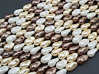 Бусины барочного жемчуга касуми Майорка (Majorika) кремовый, шоколадный, белый микс. Диаметр отверстия 1 мм. Размеры, вес, длина и количество бусин на нити указаны примерно. Точнее замеряем по требованию. Мелкие выемки.
, фото №161372