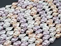 Бусины барочного жемчуга касуми Майорка (Majorika) белый, кремовый, сиреневый микс. Диаметр отверстия 1 мм. Размеры, вес, длина и количество бусин на нити указаны примерно. Точнее замеряем по требованию. Мелкие выемки.
, фото №161376