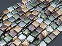 Бусины барочного жемчуга гематит, шоколадный, золотой, серебро. Диаметр отверстия 1 мм. Размеры, вес, длина и количество бусин на нити указаны примерно. Точнее замеряем по требованию. Мелкие выемки.
, фото №161388