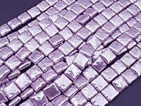 Бусины барочного жемчуга сиреневый. Диаметр отверстия 1 мм. Размеры, вес, длина и количество бусин на нити указаны примерно. Точнее замеряем по требованию. Мелкие выемки.
, фото №161392