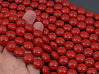 Бусины барочного жемчуга таблетка, монетка красный. Диаметр отверстия 1 мм. Размеры, вес, длина и количество бусин на нити указаны примерно. Точнее замеряем по требованию. Мелкие выемки.
, фото №161400