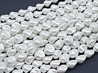 Маленькие бусины барочного жемчуга касуми Майорка (Majorika) белый. Диаметр отверстия 1 мм. Размеры, вес, длина и количество бусин на нити указаны примерно. Точнее замеряем по требованию. Мелкие выемки.
, фото №161475