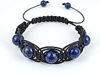 Набор материалов для создания плетёного мужского браслета шамбала с яркими бусинами лазурита. Подходит для самостоятельного изготовления оригинального аксессуара.

Как и с чем носить

Стильный аксессуар для повседневных и деловых образов, отлично сочетается с часами, костюмом, джинсами и рубашкой.

Мастер - класс, как собрать плетёный ажурный браслет шамбала, ЗДЕСЬ.  &nbsp;
, фото №162375