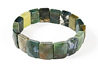 Граненые бусины прямоугольники мохового агата с двумя отверстиями. Месторождение - Индия. Диаметр отверстий - 1.2 мм. Расстояние между двумя отверстиями - 5 мм. Размеры и вес усреднены. Точнее замеряем по требованию. Мелкие выемки.
, фото №162774