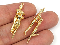 Подвеска "Мужчина и женщина в золоте" для создания бижутерии (украшений). Покрытие - золото 14К. Размеры - 33х10х9 мм. Размеры подвесного колечка - 5х3 мм, колечко замкнуто. Длина подвески с подвесным колечком - 39 мм. Цена указана за штуку.


, фото №162964