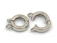Съемный круглый бейл серебро для создания бижутерии (украшений). Покрытие - родий. Диаметр отверстия - 1.2 мм, замкнуто. Размер внутреннего пространства - 5x2 мм. Цена указана за штуку.
, фото №163044