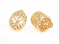 Подвеска - коннектор "Золотая шапочка" для создания бижутерии (украшений). Покрытие - золото 14К. Размеры с подвесным колечком - 12х7х7 мм. По кромке 4 подвесныз колечка - 1.3х1 мм, колечки замкнуты. В центре шапочки пин с подвесным колечком - 1.3х1 мм, колечко замкнуто. Диаметр подвесного колечка на верхушке шапочки - 1.3х1 мм. Внешний диаметр шапочки - 7 мм, внутренний - 5.5 мм. Цена указана за штуку.
, фото №163070