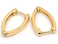 Швензы конго  "Золотой треугольник" для создания бижутерии (украшений). Покрытие - золото 14К.  Размеры - 16х10х2 мм. Размеры штифта - 6.5х0.8 мм. Цена указана за пару.&nbsp;
, фото №163120