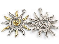Подвеска оберег биколор двухцветная "Солнце славян" для создания бижутерии (украшений). Покрытие - родий, золото 14К. Размеры - 29х28х2.5 мм. Размеры бейла - 7х4х4 мм, бейл разъемный, снимается. Длина с бейлом - 36 мм. Цена указана за штуку.


, фото №163161