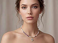 Набор материалов для весеннего чокера с натуральным жемчугом, аметистом и подвеской - лавандовым тюльпаном - идеальный выбор для создания лёгкого и изящного аксессуара. Основа сборки - ювелирный тросик. Длина украшения регулируется цепочкой удлинителем на замочке карабине.

Мастер - класс, как собрать чокер с калотами, ЗДЕСЬ. &nbsp;

Как и с чем носить

Жемчуг придаёт украшению утончённость и нежность, аметист - мягкий фиолетовый оттенок и духовную гармонию, а подвеска цветок добавляет свежести и символику обновления.&nbsp;
Чокер отлично сочетается с воздушными платьями, блузами пастельных оттенков и лёгкими жакетами, подчёркивая весеннее настроение и романтичность образа.
, фото №163209