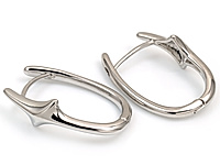 Швензы конго "Серебряная звезда" для создания бижутерии (украшений). Покрытие - родий. Размеры - 22х16х2 мм. Размеры штифта - 10х0.9 мм, внутреннее пространство - 16х11 мм. Цена указана за пару.&nbsp;
, фото №163323