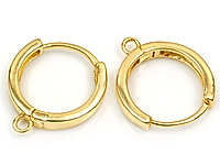 Швензы конго "Золотой гладкий круг" для создания бижутерии (украшений). Покрытие - золото 14К. Размеры - 15х3 мм. Размеры штифта - 9х0.9 мм, внутреннее пространство - 12х3 мм. Размеры подвесного колечка - 1.9х0.7 мм, колечко замкнуто. Цена указана за пару.&nbsp;
, фото №163333
