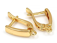 Швензы с английским замком "Золотая лента" для создания бижутерии (украшений). Покрытие - золото 14К. Размеры - 15х11х3.5 мм, внутреннее пространство - 8х6х3.5 мм. Размеры подвесного колечка - 3х1 мм, внутренний диаметр колечка - 1.7 мм, колечко замкнуто. Цена указана за пару.&nbsp;
, фото №163382