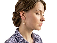 Набор материалов для сборки сережек из бусин капель розового кварца, ажурных шапочек и швенз крючков. Основа украшения - пин с шариком.
Мастер - класс, как собрать серьги из бусин капель и ажурной шапочки, ЗДЕСЬ.
, фото №163564