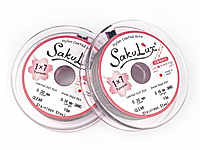 Профессиональный ювелирный тросик (ланка) из стальной проволоки в нейлоновой оплетке Flexy 7. Очень качественный и эластичный. Толщина 0.3 мм. Семижильный. Тросик продается отрезками по 1 и 5 метров и катушками по 10, 50 и 100м. Производство - Япония.
, фото №163582