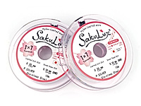 Профессиональный ювелирный тросик (ланка) из стальной проволоки в нейлоновой оплетке SakuLux (Flexy 7). Цвет "Жемчужное серебро", имитирует белую шелковую нить с матовым свечением. Толщина 0.3 мм. Семижильный. Тросик продается отрезками по 1 и 5 метров. Производство - Япония.&nbsp;
, фото №163594