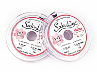 Профессиональный ювелирный тросик (ланка) из стальной проволоки в нейлоновой оплетке SakuLux (Flexy 7). Толщина 0.4 мм. Семижильный. Тросик продается отрезками по 1 и 5 метров и катушками по 10, 50 и 100м. Производство - Япония.
, фото №163595