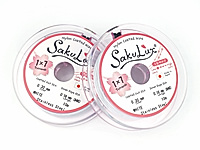 Профессиональный ювелирный тросик (ланка) из стальной проволоки в нейлоновой оплетке SakuLux (Flexy 7). Толщина 0.3 мм. Семижильный. Тросик продается отрезками по 1 и 5 метров и катушками по 10, 50 и 100м. Производство - Япония.
, фото №163596