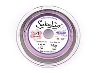 Профессиональный ювелирный тросик (ланка) из стальной проволоки в нейлоновой оплетке Flexy 49. Очень качественный и эластичный. Толщина 0.45 мм. 49-и жильный. Тросик продается отрезками по 1 и 5 метров и катушками по 10, 50 и 100м. Производство - Япония.
, фото №163602