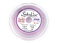 Профессиональный ювелирный тросик (ланка) из стальной проволоки в нейлоновой оплетке Flexy 49. Очень качественный и эластичный. Толщина 0.45 мм. 49-и жильный. Тросик продается отрезками по 1 и 5 метров и катушками по 10, 50 и 100м. Производство - Япония.
, фото №163614