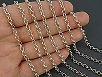 Ювелирная цепочка ролло (шопард) для создания бижутерии (украшений). Покрытие - родий. Размер звена - 4х1 мм, замкнуто. Диаметр внутри звена - 2.7 мм. Цена указана за отрезки 50 и 100 см.
, фото №163654